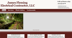 Desktop Screenshot of jamesflemingelectrician.com